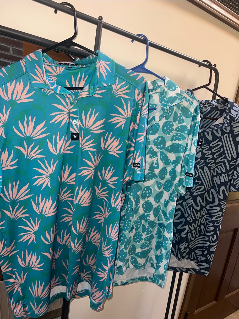 Three Bad Birdie golf polos